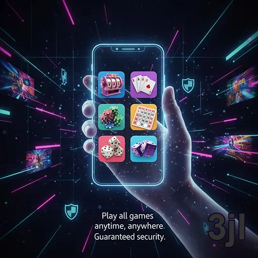 User exploring 3jl app for casino bonuses and payments